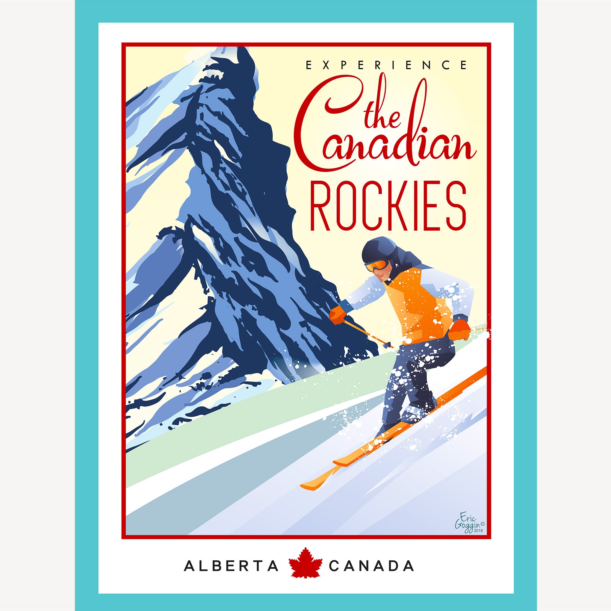 Canadian rockies destination art